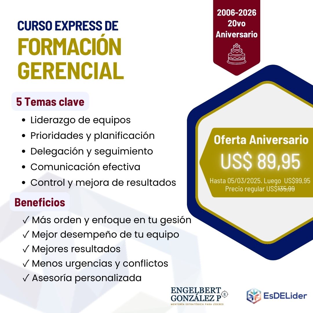 curso express formación gerencial online 2026 - Mandos medios